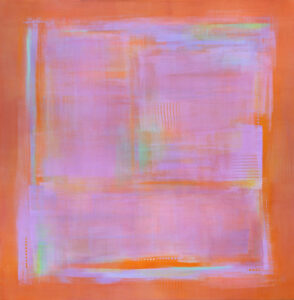 Sunset, Deconstructed, 40"x40"
